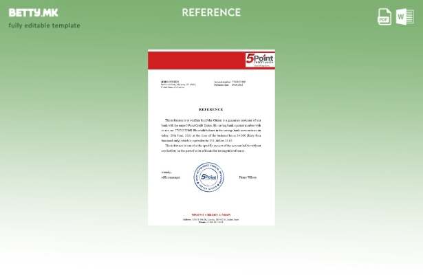 Модерен стил референтен шаблон USA Point Bank